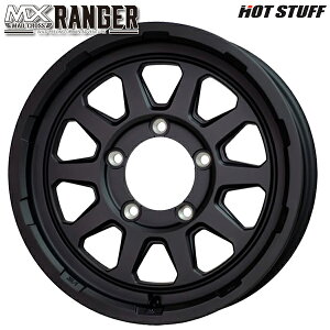 16インチ 5.5J 5H139.7 +20 HotStuff ホットスタッフ マッドクロス レンジャー マットブラック アルミホイール単品 1本 4本以上送料無料
