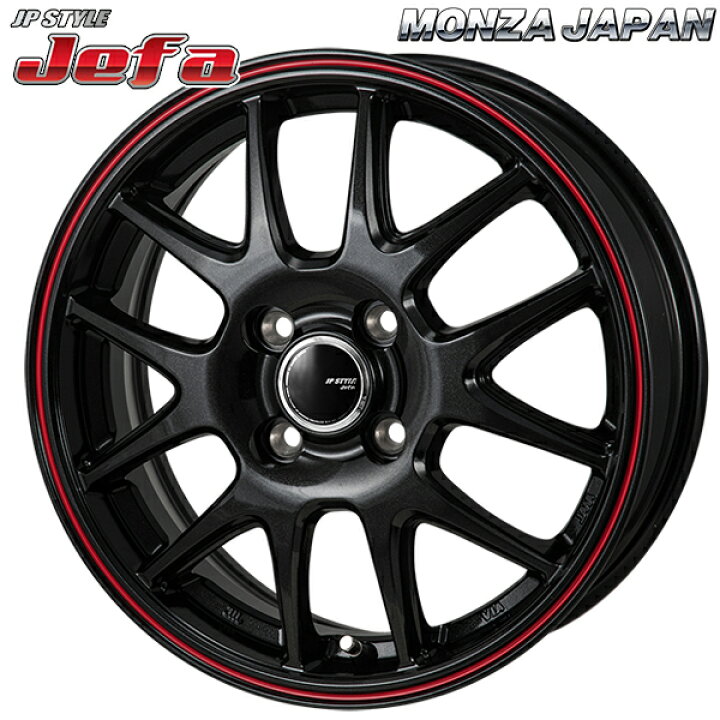 楽天市場】14インチ 5.5J 4H100 +40 MONZA モンツァ JPスタイル 