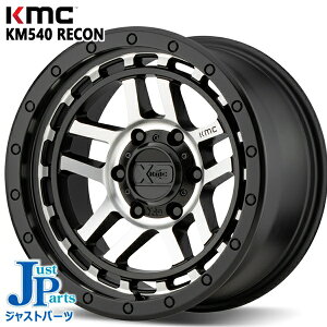 18C` 8.5J 5H127 +18 KMC KM540 RECON SATIN BLACK MACHINED A~zC[Pi 1{ 4{ȏ㑗