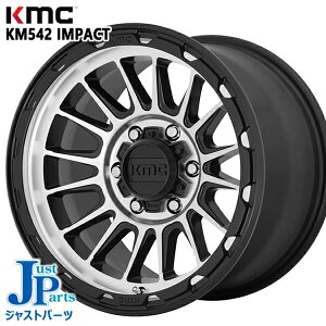 16C` 7.0J 5H114.3 +30 KMC KM542 IMPACT SATIN BLACK MACHINED A~zC[Pi 4{i1䕪j