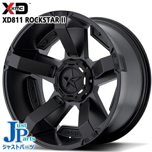 17C` 8.0J 5H114.3/127 +35 KMC XD811 ROCKSTAR II bNX^[2 MATTE BLACK(w/Matte BK Accents) A~zC[Pi 1{ 4{ȏ㑗