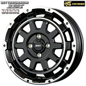 15�C���` 4.5J 4H100 +45 KOSEI �R�[�Z�C �{�g���K���V�A �f�B�O�� �u���b�N�|���b�V�� �A���~�z�C�[���P�i 1�{ 4�{�ȏ㑗������