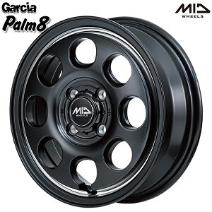 14�C���` 4.5J 4H100 +45 MID Garcia Palm8 �K���V�A �p�[��8 �Z�~�O���X�u���b�N/���@�[���C�|���b�V�� �A���~�z�C�[���P�i 4�{�i1�䕪�j��������