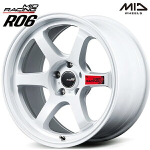 �y18�C���` 8.5J 5H114.3 +45�zMID ���[�V���O R06 WHI �A���~�z�C�[���P�i 1�{ 4�{�ȏ㑗������