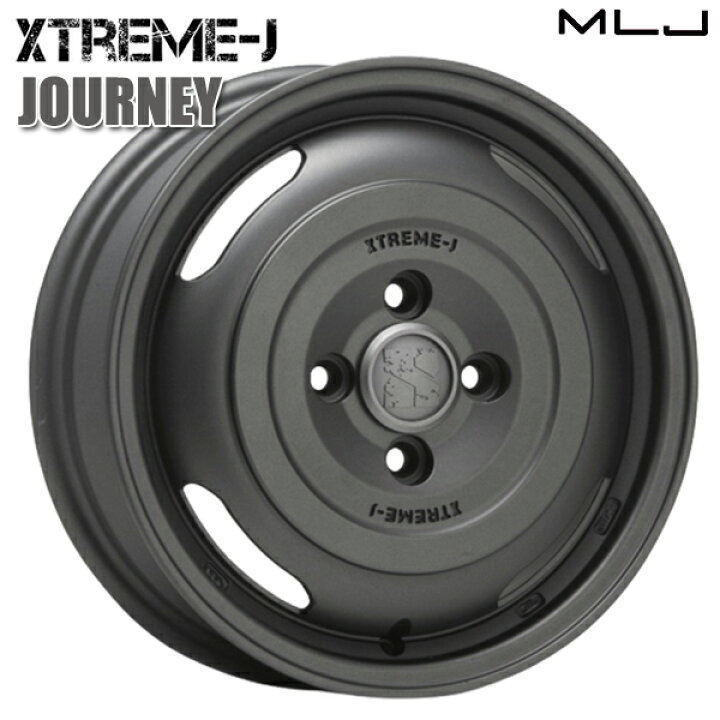 楽天市場】12インチ 4.0J 4H100 +42 MLJ エクストリームJ ジャーニー 