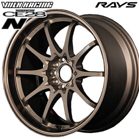 16インチ 7.0J 5H114.3 +42 RAYS ボルクレーシング CE28N 10 SPOKE DESIGN ブロンズ(BR) アルミホイール単品 1本 4本以上送料無料