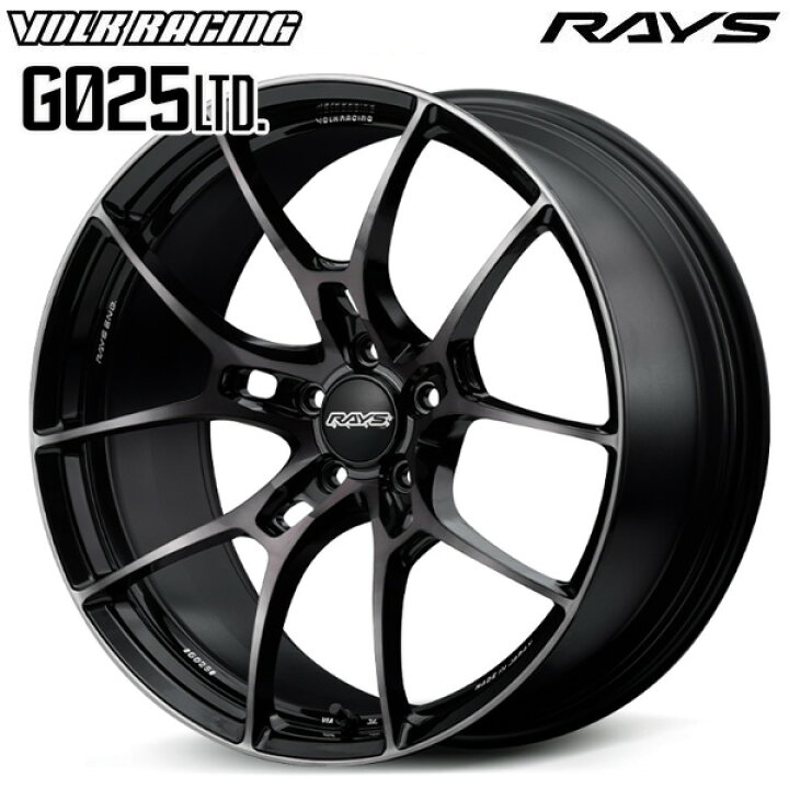楽天市場】20インチ 9.0J 5H114.3 +35 RAYS ボルクレーシング G025LT 