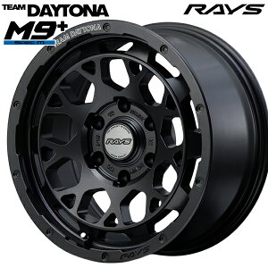 17インチ 8.0J 6H139.7 +20 RAYS レイズ チームデイトナ M9+ SPEC M AOJ (セミグロススーパーダークガンメタ) アルミホイール単品 4本(1台分)送料無料