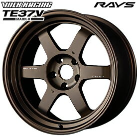 18インチ 11.0J 5H114.3 -7 RAYS ボルクレーシング TE37V マーク2 ブロンズ[アルマイト]（BR） アルミホイール単品 1本 4本以上送料無料