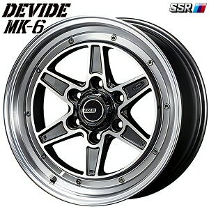 17�C���` 6.5J 6H139.7 +38 SSR �f�B�o�C�h MK-6 �_�[�N�K�����^�|���b�V�� �A���~�z�C�[���P�i 1�{ 4�{�ȏ㑗������