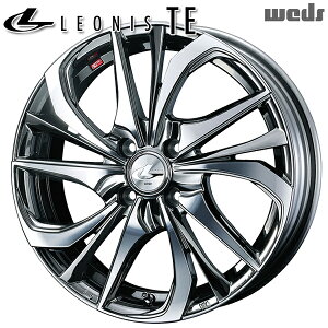 15インチ 4.5J 4H100 +45 Weds レオニス TE BMCMC (ブラックメタルコート ミラーカット) アルミホイール単品 1本 4本以上送料無料