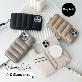 【10日20時～4H限定30%OFF】Magsafe対応 ワイアレス充電 iPhone17 ケース iPhone17 Pro ケース スマホショルダー タイプ ダウンケース iPhone16 ケース iphone16pro iPhone15 15pro iPhone14 iPhone13 12 MagSafe 背面 手帳型ケース スマホケース レザー カード入れ