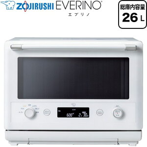[ES-GY26-WA] EVERINO �G�u���m �ۈ� �d�C�I�[�u�������W �d���FAC100V�i50/60Hz�j 26L ����d�́F�����W1420W �u�c�܂Ń��W�O���v �z���C�g �y���������z