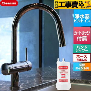 �y�H����Z�b�g�i���i�{��{�H���j�z [F915BK] Cleansui �N�����X�C GROHE �O�H�P�~�J�� �L�b�`������ �A���_�[�V���N�������� �����z�[�� ����������17+3�@�r���g�C���򐅊� �N�����u���b�N ��