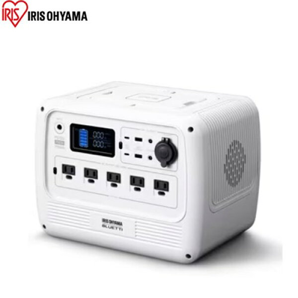 [PS720AA-W] ポータブル電源 アイリスオーヤマ ポータブル電源 リン酸鉄リチウムイオン電池 バッテリー容量：716Wh 災害・停電 アイリスオーヤマとBLUETTIの共同開発 メーカー2年保証付き ホワイト 【送料無料】