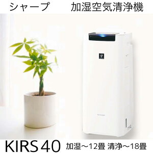 �y���������z ��C����@ �V���[�v �v���Y�}�N���X�^�[25000 KI-RS40-W ������ ������C����@ ��C���@ SHARP �R�� �h�J�r �E�B���X�΍� �ԕ��΍� PM2.5 ���� 12�� ���� 18��