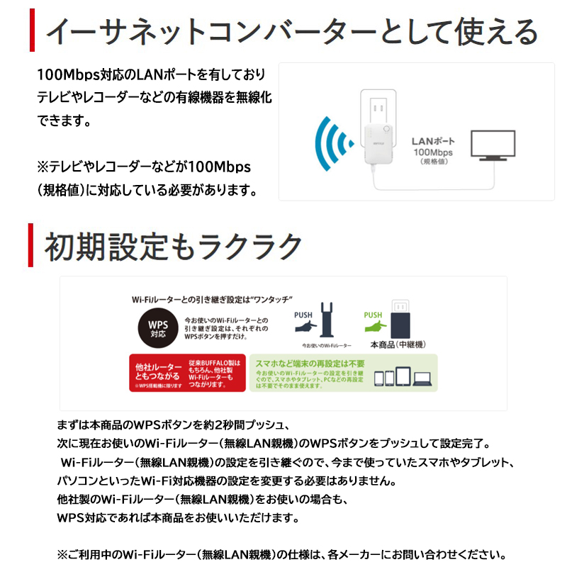 楽天市場】【安心のレビュー数】 バッファロー 中継機 Wi-Fi6 wifi中継