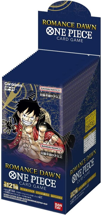 楽天市場 ワンピース カードゲーム ロマンスドーン ワンピースカード Box ボックス ワンピ カード カードゲーム Bandai One Piece Romance Dawn 新品 未開封 バンダイ 24パック Op 01 ブースターパック ロマドン Just Rich ジャストリッチ