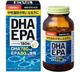 DHA＆EPA 180粒入 オリヒロ｜DHA EPA配合