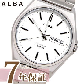 セイコー アルバ メンズ 腕時計 AEFJ412 ウォッチ クオーツ 純チタン ALBA SEIKO
