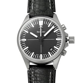 ダマスコ ストップミニット 腕時計 DAMASKO STOPPED MINUTE DC72 L ブラック メンズ ブランド 時計 新品 正規品