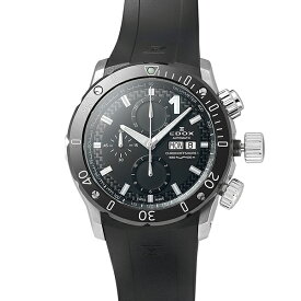 エドックス クロノオフショア1 カーボン クロノグラフ オートマティック 腕時計 EDOX CHRONOFFSHORE-1 CHRONOGRAPH AUTOMATIC 01122-3-NIN ブラック メンズ ブランド 時計 新品