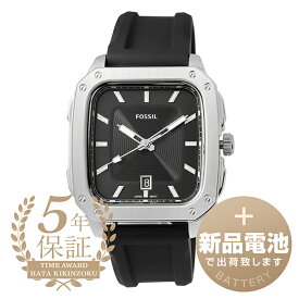 【新品電池で安心出荷】 フォッシル インスクリプション 腕時計 FOSSIL INSCRIPTION FS5980 ブラック メンズ ブランド 時計 新品