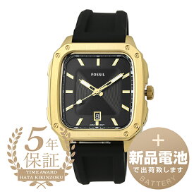 【新品電池で安心出荷】 フォッシル インスクリプション 腕時計 FOSSIL INSCRIPTION FS5981 ブラック メンズ ブランド 時計 新品