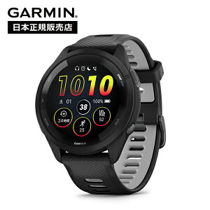 ガーミン GARMIN Forerunner 265 Music Black 010-02810-40 フォーランナー ブラック メンズ レディース スマートウォッチ ランニング ウォーキング
