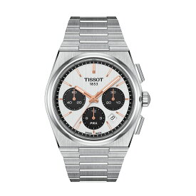 ティソ TISSOT 腕時計 メンズ PRX ピーアールエックス オートマティック クロノグラフ 自動巻き T137.427.11.011.00 国内正規品