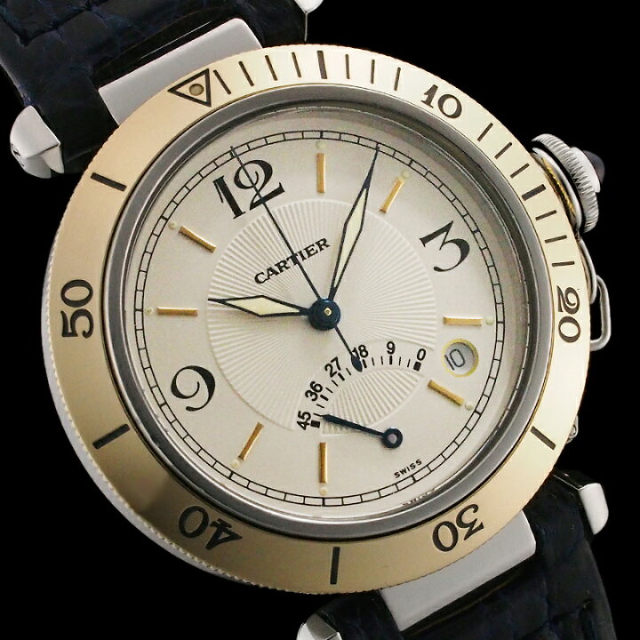 楽天市場】カルティエ パシャ 38mm パワーリザーブ W3101255 仕上済 