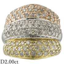 楽天市場】18金 リング（カラット数2.0 ～ 2.99ct）の通販