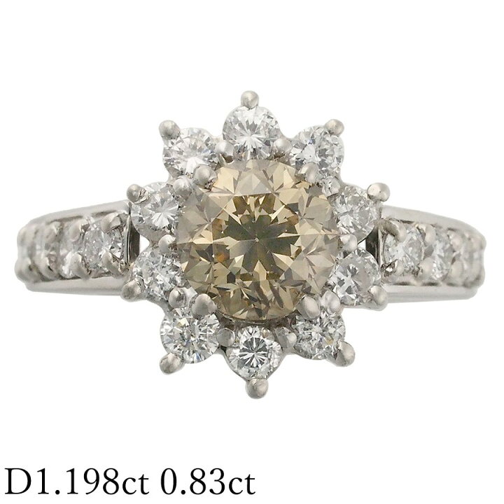 楽天市場】FLB-SI2-RD ダイヤモンド/1.198ct ダイヤ/0.83ct リング 