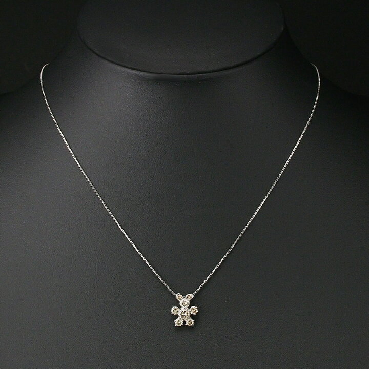 楽天市場】ダイヤモンド/1.02ct ネックレス K18WG Pt850【中古 