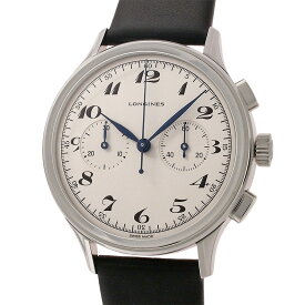 ロンジン ヘリテージ クラシック 1946 クロノグラフ L2.827.4.73.0 箱・Gカード付【中古】【JS1776】