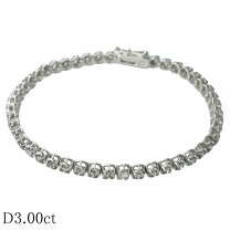 楽天市場】ダイヤ 3.00ct テニス ブレスレットの通販