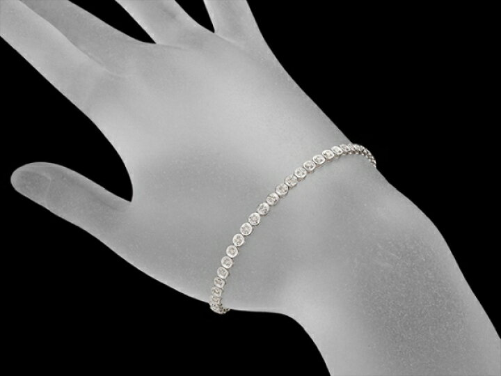 楽天市場】ダイヤモンド/1.00ct テニス ブレスレット K18WG【中古 