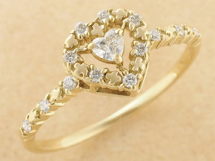楽天市場】アーカー ダイヤモンド/0.20ct プリンセスハート リング 