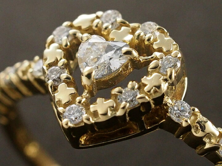 楽天市場】アーカー ダイヤモンド/0.20ct プリンセスハート リング 