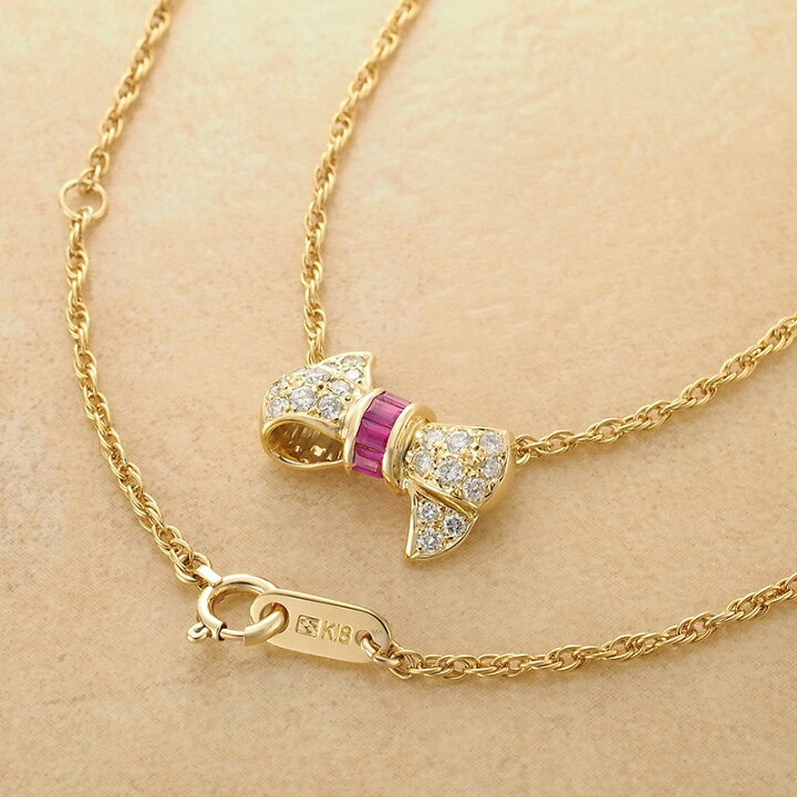 楽天市場】ニナリッチ ルビー/0.29ct ダイヤモンド/0.35ct リボン  
