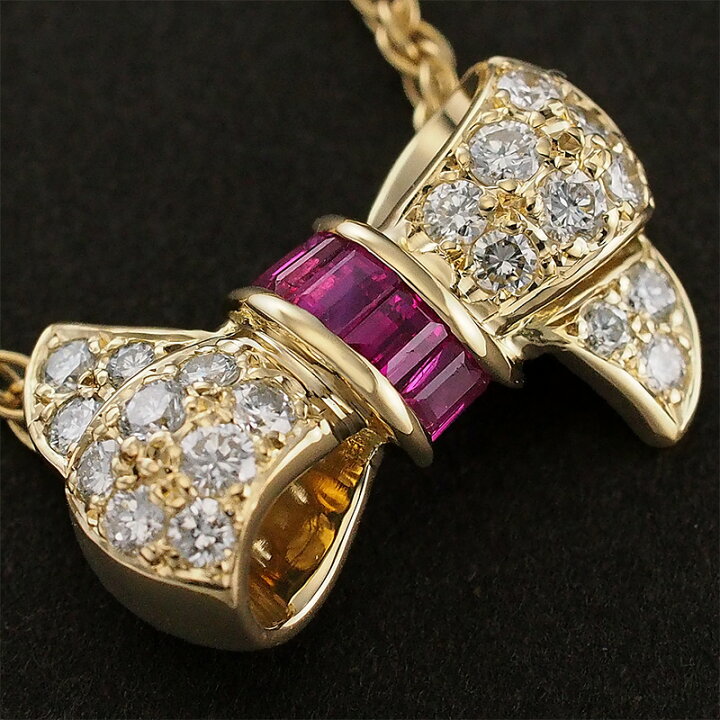 楽天市場】ニナリッチ ルビー/0.29ct ダイヤモンド/0.35ct リボン  