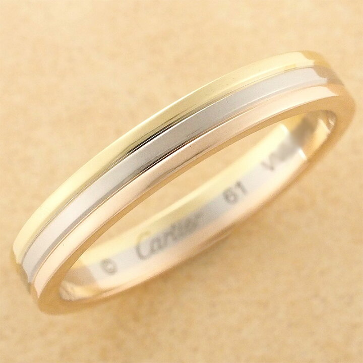 楽天市場】Cartier ルイ カルティエ ヴァンドーム スリーカラー リング 