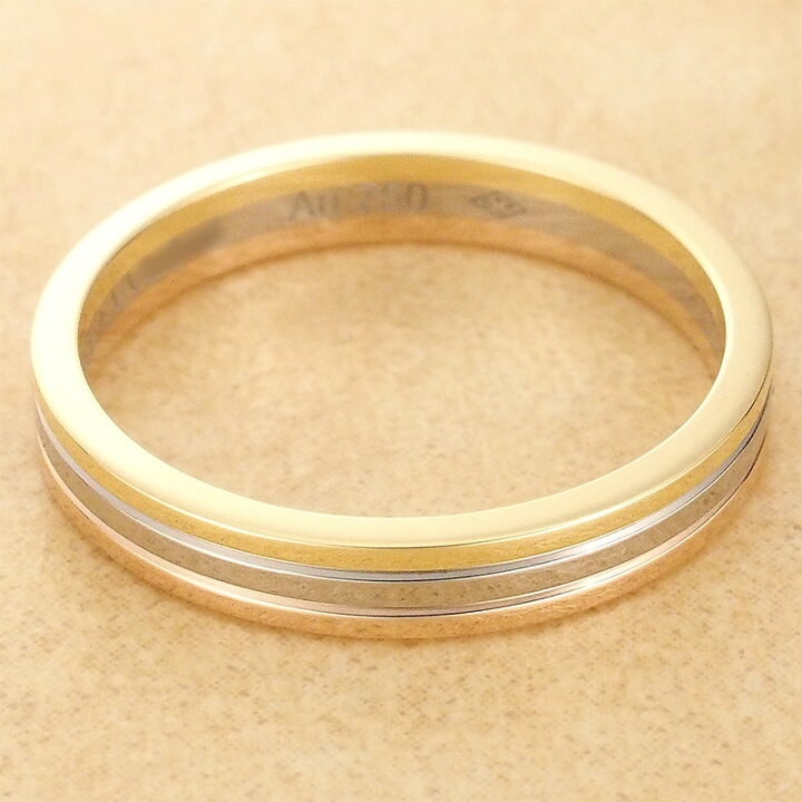 楽天市場】Cartier ルイ カルティエ ヴァンドーム スリーカラー リング 
