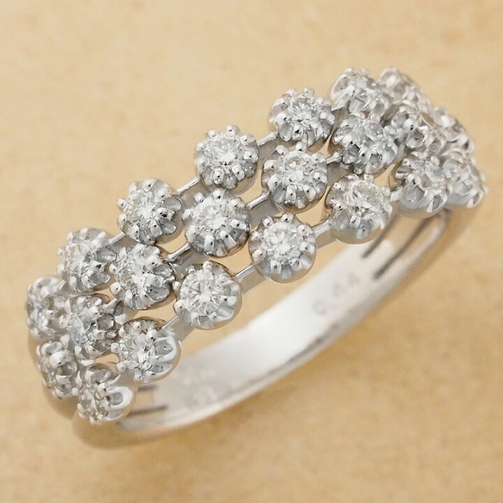 楽天市場】スタージュエリー ダイヤモンド/0.44ct デザイン リング 