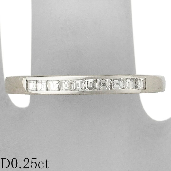 楽天市場】ダイヤモンド/0.25ct リング Pt900 14号【中古】【JS1564 