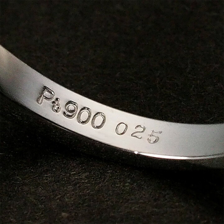 楽天市場】ダイヤモンド/0.25ct リング Pt900 14号【中古】【JS1564 