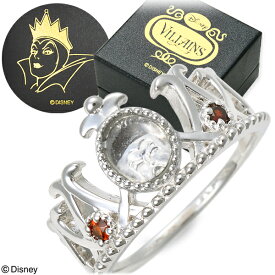 Disney ヴィランズ シルバー リング 指輪 婚約指輪 結婚指輪 エンゲージリング 彼女 レディース 女性 誕生日 記念日 ギフトラッピング ディズニー Disneyzone 白雪姫 送料無料 プレゼント