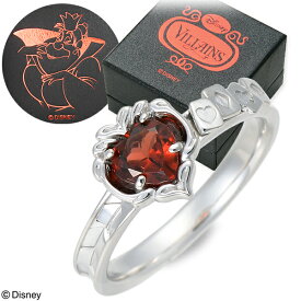 Disney ヴィランズ シルバー リング 指輪 婚約指輪 結婚指輪 エンゲージリング ハート 彼女 レディース 女性 誕生日 記念日 ギフトラッピング ディズニー Disneyzone 不思議の国のアリス 送料無料 プレゼント
