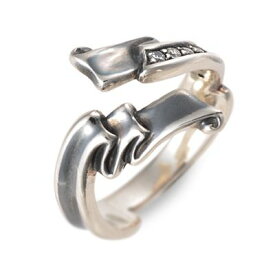 Fatima Design ファティマデザイン シルバー リング フリーサイズ 指輪 キュービック ホワイト 彼氏 メンズ プレゼント