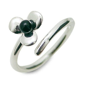 M・Heart シルバー リング フリーサイズ 指輪 オニキス ホワイト 彼女 レディース 人気 ブランド プレゼント